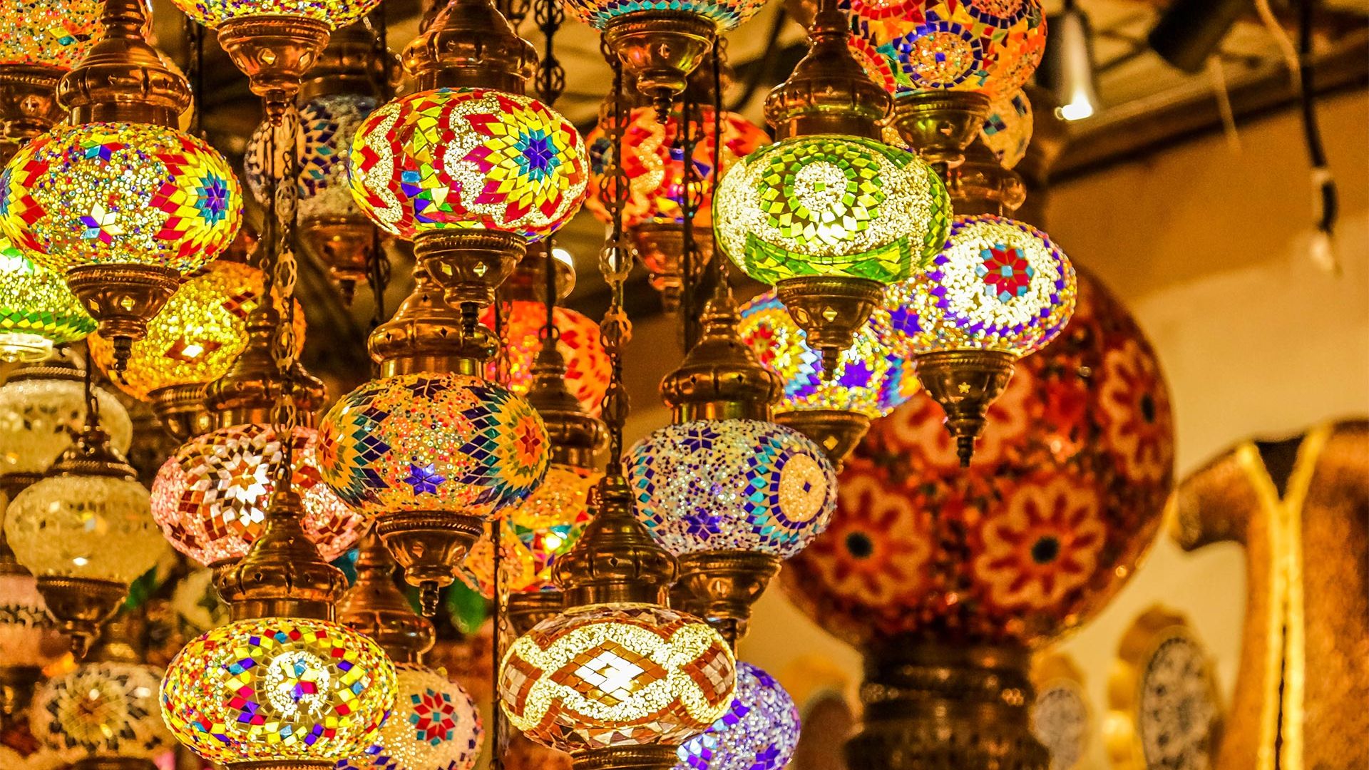 Heritage displays with traditional tools and crafts